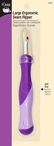 1 Pack Large Soft Grip Purple Seam Ripper Thread Ripper Sewing