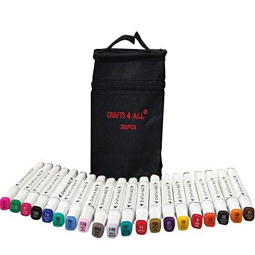 20 Pack Fabric Markers For Clothes Permanent Fabric Pens Textile Marker