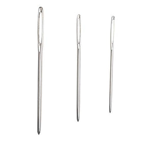 12 Pieces Large Eye Blunt Needles Stainless Sewing Needles