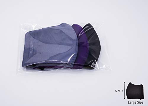 6x9 Inches 100 Count Cellophane Plastic Bags Resealable Plastic Bags