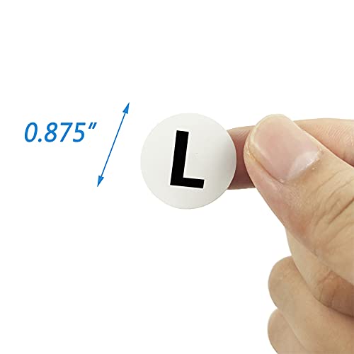 3500 Pcs 5 Size  Clothing Stickers Adhesive Size Stickers For Clothing