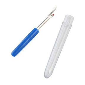 3 Pcs Blue Plastic Handle Sewing Stitch Thread Seam Ripper Unpicker