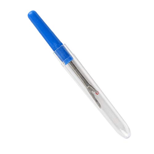 3 Pcs Blue Plastic Handle Sewing Stitch Thread Seam Ripper Unpicker