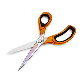 8.5 Inches Black/Aurantia Fabric Scissors All-Purpose Stainless Steel Scissors