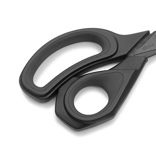 9.5 Inches Light Black/Black Fabric Scissors All-Purpose Stainless Steel Scissors