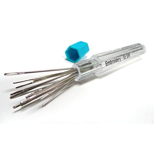 3 Count Needle Storage Tubes Plastic Needle Case Needle Holder