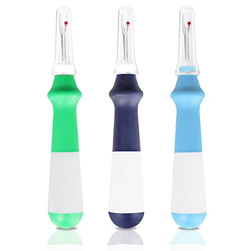 3 Piece Large Seam Ripper Stitch Removal Tool for Sewing Unpicker
