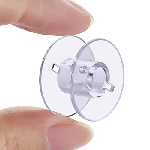 50 Pcs Sa156 Bobbins For Sewing Machine Plastic Bobbins