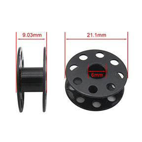 30 Pcs Black Steel Bobbins Metal Bobbins Sewing Machine Bobbins