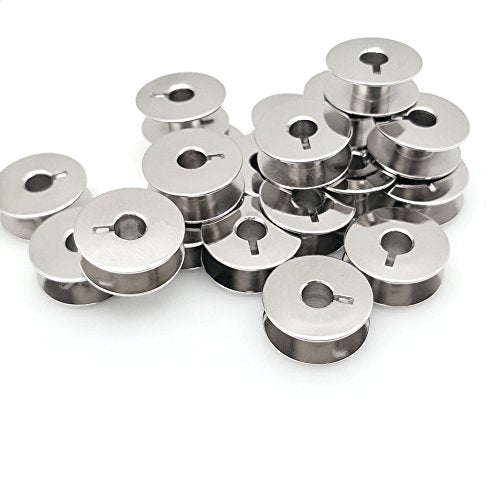 Pack Of 20 Pcs Metal Bobbins For Sewing Machine
