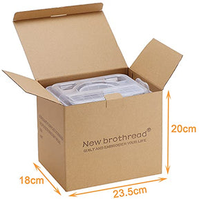 3 Layer Clear Storage Box Thread Organizer For Holding 60 Spools