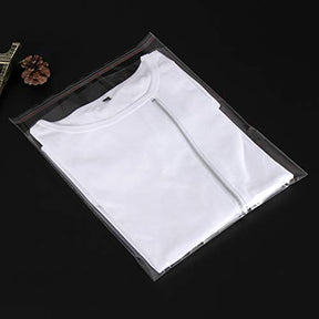 11x14 Inches Large 200 Pcs Resealable Cellophane Bags For Packaging Clothes