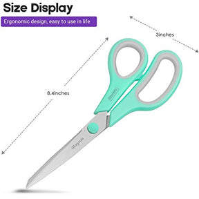 3 Pack Mint Grey Purple Scissors Sewing Scissors Craft Scissors