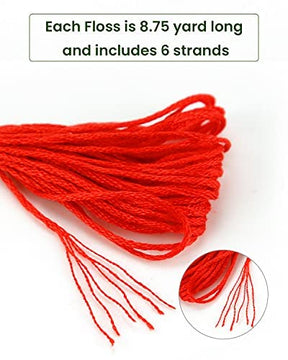 100 Colors Embroidery Floss Friendship Bracelets String With 12 Pcs Bobbins