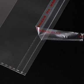 11x14 Inches Large 200 Pcs Resealable Cellophane Bags For Packaging Clothes