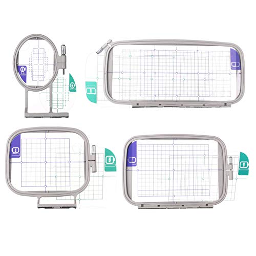 4 Embroidery Hoops Set  For Brother Embroidery Machine Hoop Cross Stitch Hoops