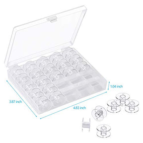 50 Pcs Bobbins For Sewing Machine Sa156 Bobbins With Case (2 Box)