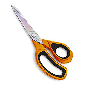 8.5 Inches Black/Aurantia Fabric Scissors All-Purpose Stainless Steel Scissors