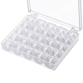 25 Pcs Bobbins For Sewing Machine Sa156 Bobbins With Case