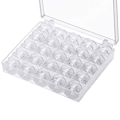 25 Pcs Bobbins For Sewing Machine Sa156 Bobbins With Case