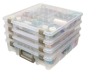 Satchel Thread Box Sewing Storage Box Plastic Storage Case