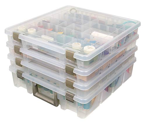 Satchel Thread Box Sewing Storage Box Plastic Storage Case