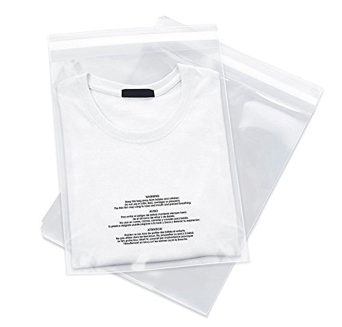 Pack Of 400 Poly Bag Clear Plastic Bags Poly Bags For Shirts