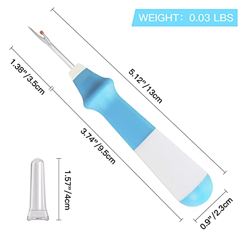 3 Piece Large Seam Ripper Stitch Removal Tool for Sewing Unpicker