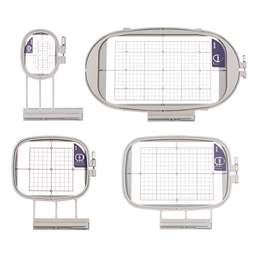 4 In 1 Embroidery Hoops Set  For Brother Embroidery Machine Hoop