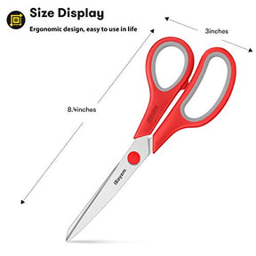 3 Pack Red Green Blue Scissors Sewing Scissors Craft Scissors