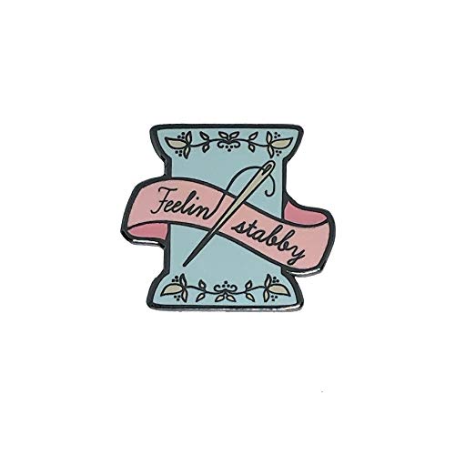 Feeling Stabby Cross Stitch And Magnetic Needle Minder Needle Holder