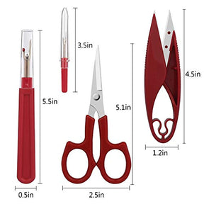 2 Big 2 Small Seam Ripper 1 Pack Scissor With Thread Cutter 1 Pack 5 Scissor's