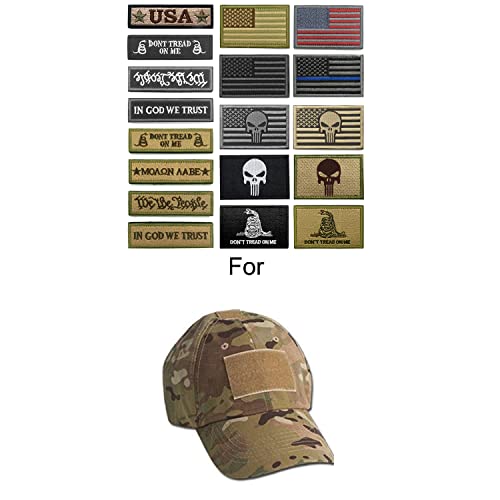 18 Pieces USA Flag Patch America Flag Patches Set For Military Uniforms