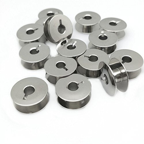 Pack Of 20 Pcs Metal Bobbins For Sewing Machine