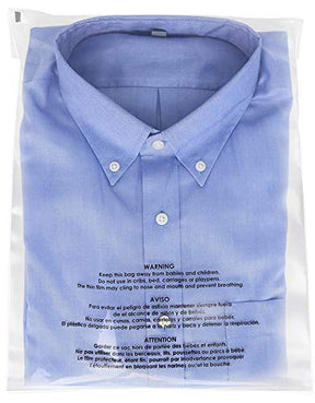 12x15 200 Count Clear Poly Bags T Shirt Plastic Bags Cellophane Bags