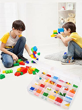 24 Grids Large Plastic Compartment Container Storage Organizer Box