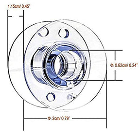 30 Pack High Quality Plastic Sewing Machine Bobbins