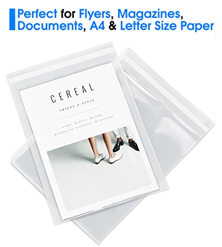 10x13 200 Pack Resealable Plastic Bags Plastic Shirt Bags