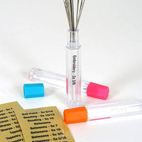 3 Count Needle Storage Tubes Plastic Needle Case Needle Holder
