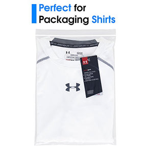 10x12 500 Count Resealable Plastic Bags Poly Bag Packaging Clothes
