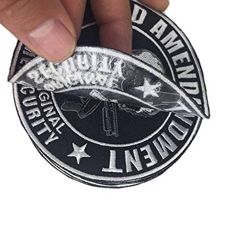 2 Pcs Skull Patch Iron On Patches Biker Patches Embroidered Patches