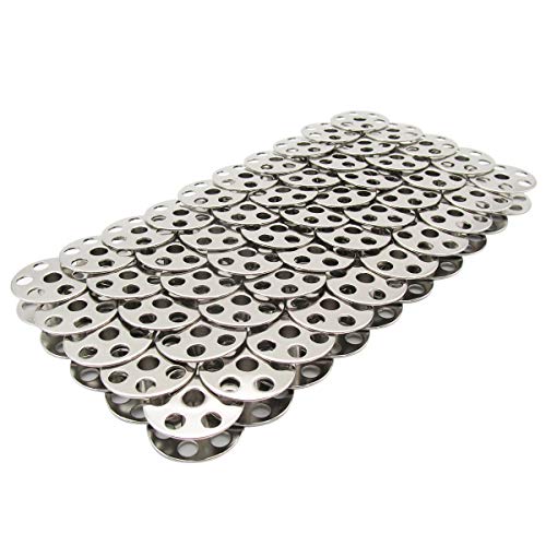 50 Pcs Large Steel Bobbins Sewing Bobbins For Double Needle Machines