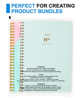 8x10 200 Count Clear Poly Bags T Shirt Plastic Bags Cellophane Bags