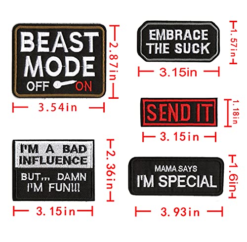 20 Pieces Tactical Military Patch Embroidery Patch Set For Military Uniforms