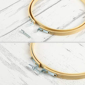 5 Inch Wooden Round Embroidery Hoops Bamboo Circle Cross Stitch Hoop