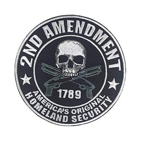 2 Pcs Skull Patch Iron On Patches Biker Patches Embroidered Patches