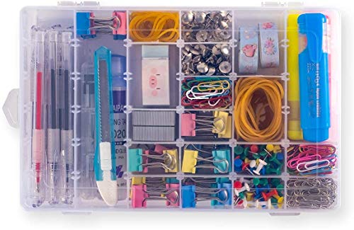 3 Pack Plastic Organizer 36 Compartments Container Box Storage Box