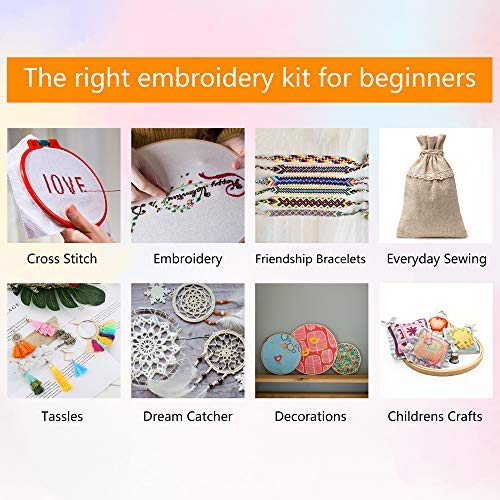 100 Colors Embroidery Floss Friendship Bracelets String With 12 Pcs Bobbins