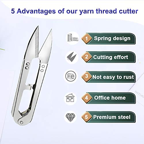 Multipurpose 3Pcs Sewing Scissors Clippers Embroidery Thread Cutter