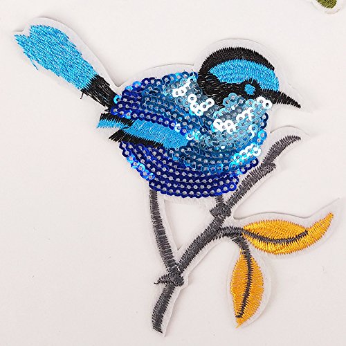 20 Birds Pcs Embroidered Patch Sew On Patch Applique Patches